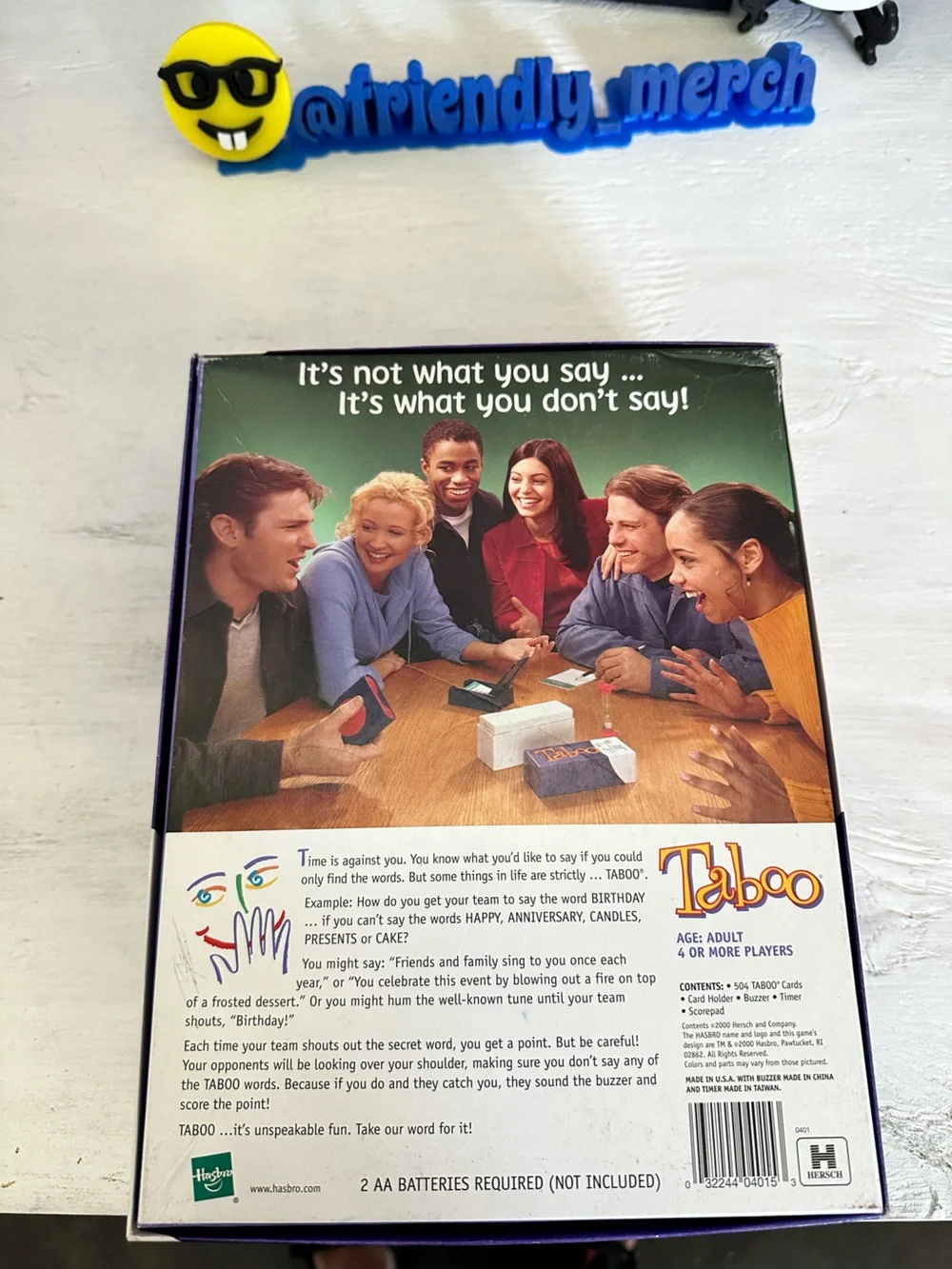 Taboo The Game of Unspeakable Fun Board Game by Hasbro